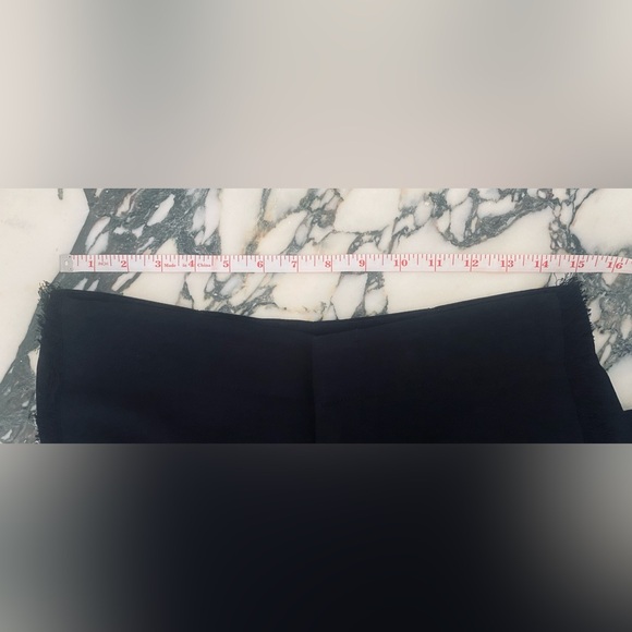 Club Monaco Charu Fringe Trouser in Black size 6 - Picture 4 of 6